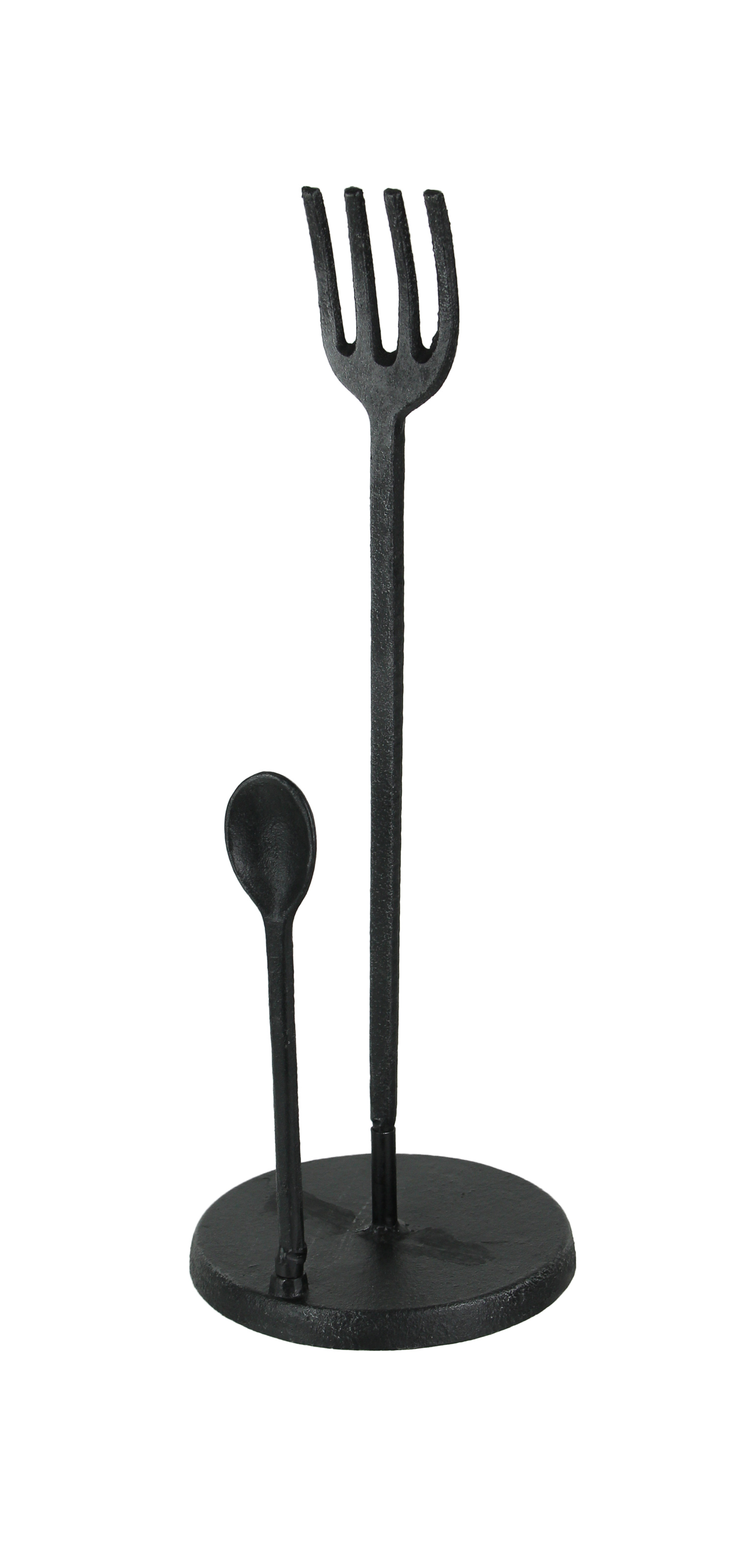 Audreys Your Heart's Delight Cast Iron Rustic Black Enamel Fork and