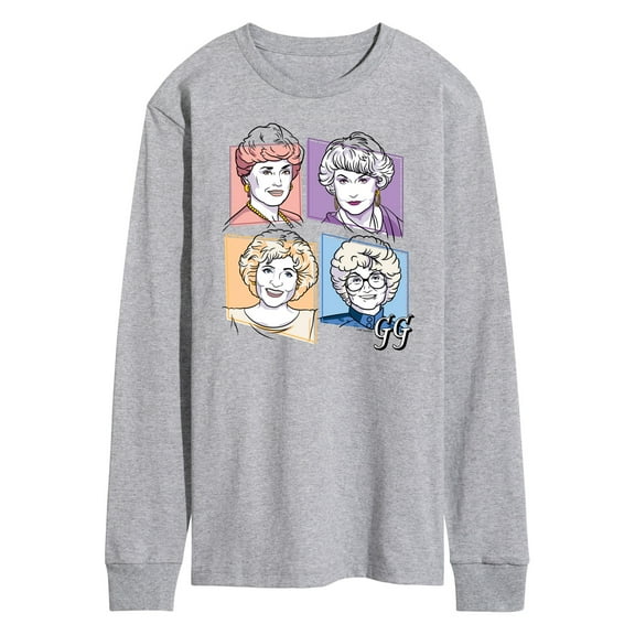 Golden Girls - Golden Girls Character Grid - Men's Long Sleeve T-Shirt