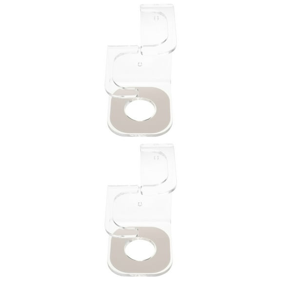 OUNONA 2pcs Wall Mount Sword Stand Wall Acrylic Sword Holder Wall Mounted Sword Display Stand