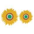 thumbnail image 1 of 2 Pcs Sets de Table Créatifs en Forme de Tournesol Anti-Brûlure, 1 of 9