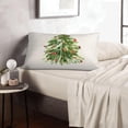 thumbnail image 3 of Watercolor Sage Green Christmas Tree Pillow Covers 12x20 Decor Throw Pillows Case for Couch Winter Xmas Indoor Outdoor Decorative Cushion Cases for Sofa Bed Decorations Set of 2, 3 of 5