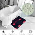 thumbnail image 3 of Valentine's Day Polyester Non-Slip Machine Washable Bath Rug Door Carpet Chair Rug, 3 of 6