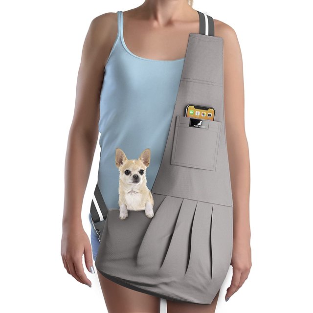 Mascretta Mochila Transportadora para Perros. Sling Pet para Perros y Gatos para Paseos o Viajes Mascretta Mochila para Mascotas