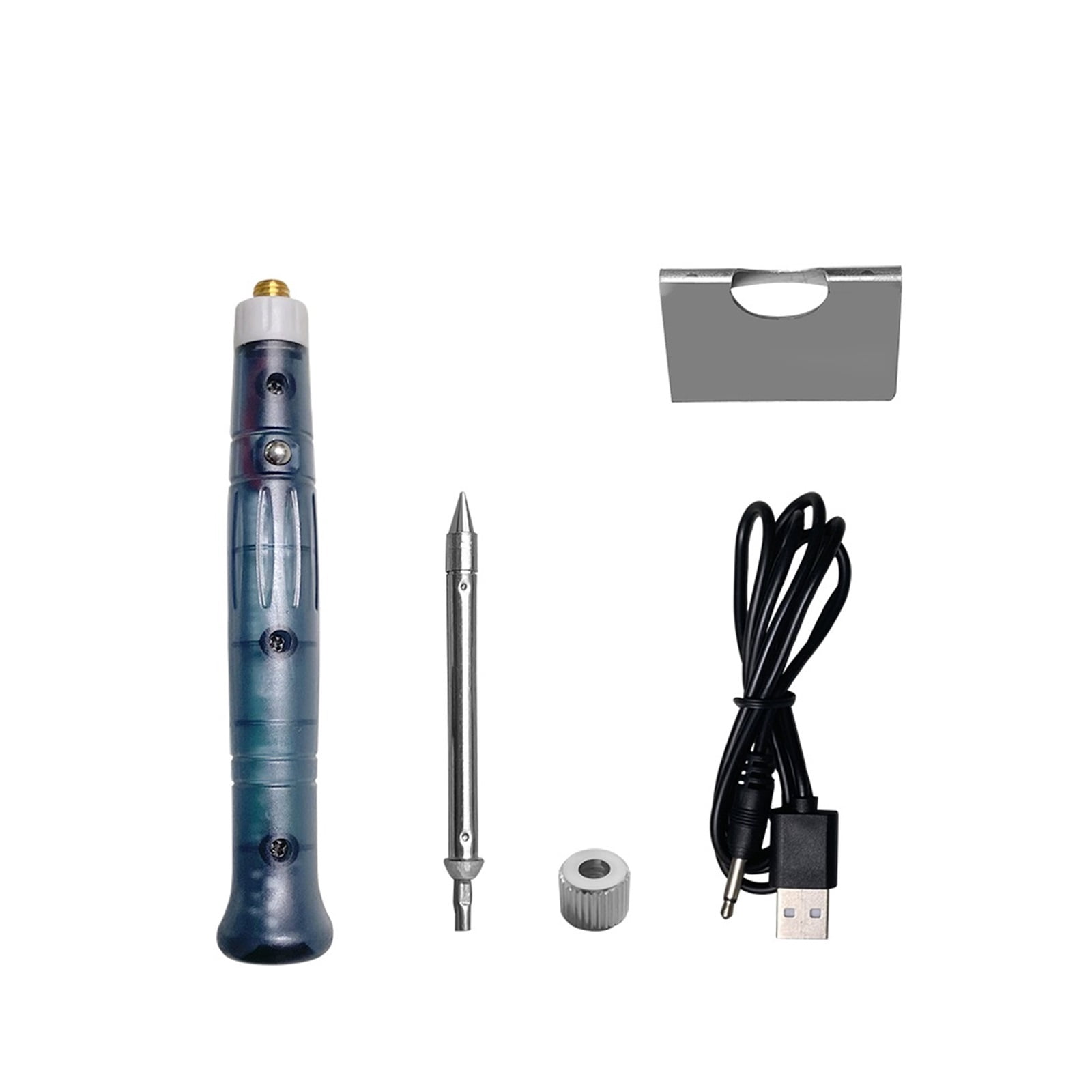 Portable USB Soldering Iron Professional Electric Heating Tools Rework Indicator Light Handle Welding Gun outdoor Repair Tool ,Internally Heated