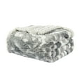 thumbnail image 2 of FAITH, HOPE, LOVE HOME DÉCOR King Size Alaska Faux Fur Sherpa Blanket (102" x 90") - Gray, 2 of 5