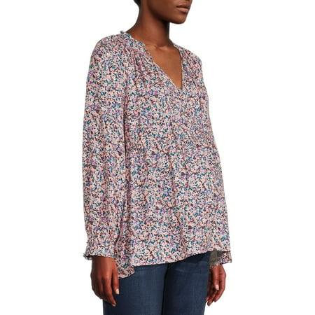 

Destination Maternity Women s Split Neck Blouse