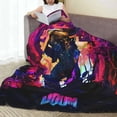 thumbnail image 6 of MF Music Doom Blanket Ultra-Soft Cozy Flannel Bed Blankets and Throws for All Seasons Warm Lightweight Microfiber Air Conditioning Blanket for Bed Couch Sofa Bedroom Decor 60"x50", 6 of 6