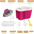 Elite EIM700BR Thermoelectric Ice Cream Maker, Berry