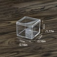 thumbnail image 4 of 12Pcs Candy Box Square Multiple Chocolate Biscuit Snack Cookie Container Lid Feed Box Party Favors Present Jewelry Tool 65ml 4.5*4.5*4.5cm, 4 of 8