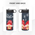 thumbnail image 3 of Sikiie Three Cute Christmas Gnomes Print 18OZ Insulated Straw Cup, Portable Leak-proof Sports Water Bottle, Stainless Steel Water Cup Suitable for Home and Outdoor, 3 of 8
