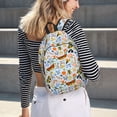 thumbnail image 6 of Yiaed Insects and Flowers Print Backpack, Premium Laptop Backpack, Travel Backpack for Women, Lightweight Backpacks, Comfortable Back Pack-Small, 6 of 7