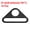 Matte Black, variant on 1.97" Adjuster Triangle with Bar Swivel Clip D Dee Ring Buckle, 10Pack Dark Grey