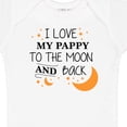 thumbnail image 4 of Inktastic I Love My Pappy to the Moon and Back Boys or Girls Baby Bodysuit, 4 of 5