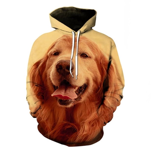 Sudadera Con Capucha Para Mujer | Diseño De Perro En Puños | Tallas S A 5XL - Poliéster Cálido