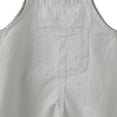 thumbnail image 5 of Mifsaly Toddler Boys Girls Cotton Overalls Adjustable Strap Button Jumpsuits Classic Loose Fit Solid Color Casual Playwear, 5 of 5