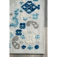 thumbnail image 4 of nuLOOM Indoor/Outdoor Contemporary Celestial Area Rug, 7' 6" x 9' 6", Blue, 4 of 8