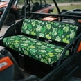 thumbnail image 2 of FKELYI St.Patrick's Day UTV Seat Cover Dustproof Powersports Seats Covers Green Clover Leaf Print Mule Bench Seat Cover Compatible with Mule SX 2017-2023, 2 of 7