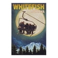 thumbnail image 2 of Whitefish, Montana, Ski Lift and Full Moon (19x27 inches, Premium 500 Piece Jigsaw Puzzle for Adults and Family, Made in USA), 2 of 4