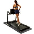 thumbnail image 1 of IBF Iron Body Fitness Heavy-Duty Treadmill Floor Mat, Sponge Vinyl Equipment Mat, 78 x 36 inch, Black, 1 of 9