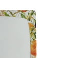 thumbnail image 3 of Ambesonne Citrus Fitted Sheet, Jungle Scene Leafy Twigs Art, King Size, Marigold Fern Green Ruby, 3 of 5