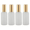 thumbnail image 1 of 4 botellas de perfume en aerosol portátiles, recargables, de vidrio, con atomizador para aceites esenciales., 1 of 6