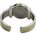 thumbnail image 3 of Blekon Collections Quartz Womens Rhinestone Bezel 34mm Case Metal Bangle Cuff Watch, 3 of 5