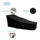 thumbnail image 3 of Chic Patio Defender, funda para muebles de exterior resistente al desgarro con revestimiento impermeable para sillones, color negro (200 x 75 x 40/80 cm), 3 of 5