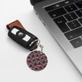 thumbnail image 6 of Naloa Red And Blue Cars Print Round Keychain Keychain Key Ring, Key Tag, Key Chain Bulk for Gift Accessories (Round), 6 of 7