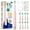 Pink, variant on Seago Sonic Kids Rechargeable Electric Toothbrush,SG-2303Navy Blue,DIY Stickers,8 Soft Brush Heads,5 Modes, for Kids 3-12