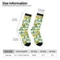 thumbnail image 4 of Goofa Lemon Printed Men's Crew Socks, Soft Durable Breathable Moisture-Wicking with Odor Control Cotton socks, 4 of 9