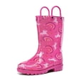 thumbnail image 2 of Bocca Kids Cherry Rainbow Rain Boots for Toddler Girls Sizes 12, 2 of 5