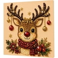 thumbnail image 2 of Christmas Decor Santa Pearl Art Kit for Adults | Diamond Painting Kit With Frame, DIY Home Decor Wall Art, Beginner DIY Seasonal Party Gift, 2 of 8