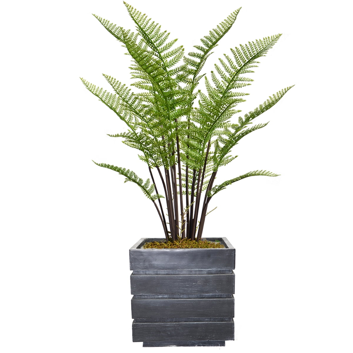 48&quot; Tall Fern Plant Artificial Indoor/ Outdoor Greenery