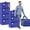 Blue, variant on Moving Bags Heavy Duty , Moving Boxes, Moving Supplies Essentials, Storage Bins with , Plastic Packing Totes, Storage Bags for Clothes with Handles & Zippers(, 12 Pack)