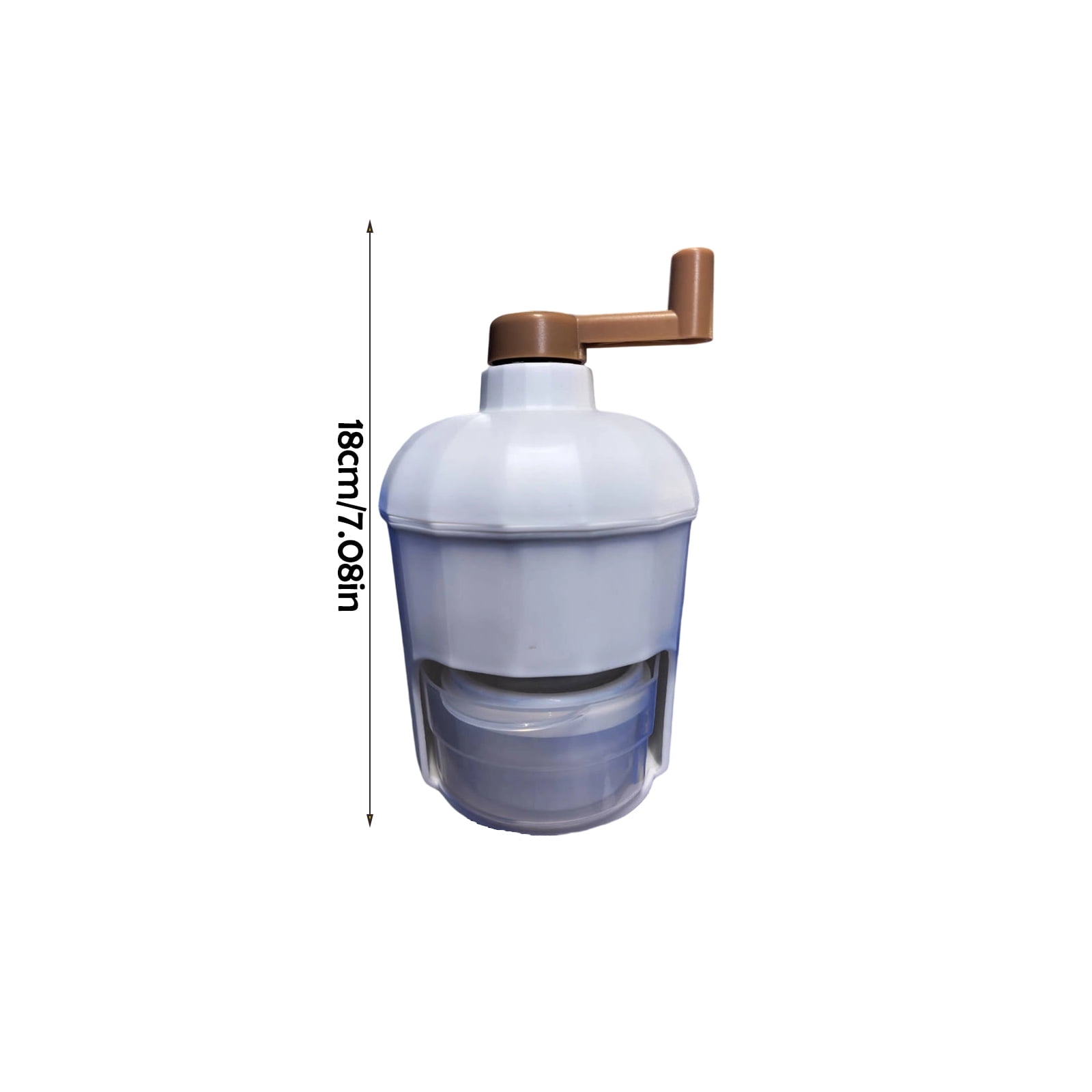 Manual Ice Shaver Portable Ice Crusher with Free Ice Mold Trays Manual Slushie Maker Machine for Snow Cones and Frozen Drinks