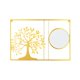 thumbnail image 2 of Decoraciones Espejo Estatua Fondo Rústico Escénico Colgante Escultura para dormitorio, oficina, sala de estar, granja, cocina , Árbol BLESIY Escultura para colgar en la pared, 2 of 8