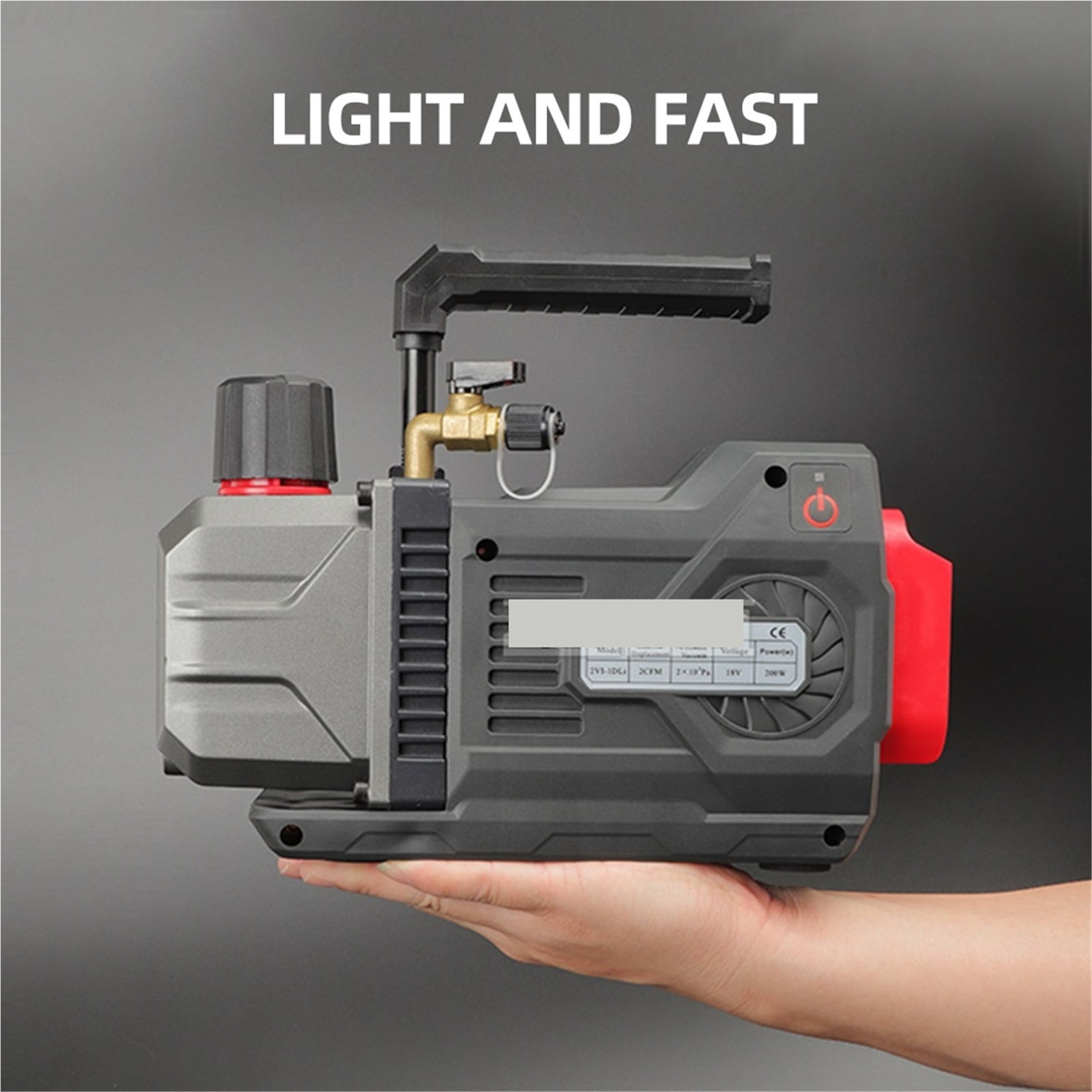 Portable Lithium Battery Vacuum Pump For Outdoor Experiment, Filtration, Bonding, Automotive, Air Conditioning ,Heavy Duty Build