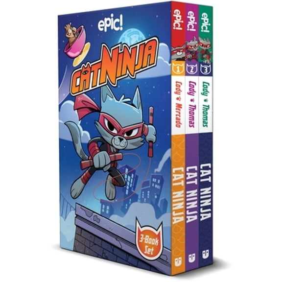 Pre-Owned Cat Ninja Cat Ninja Box Set: Books 1-3, (Paperback)
