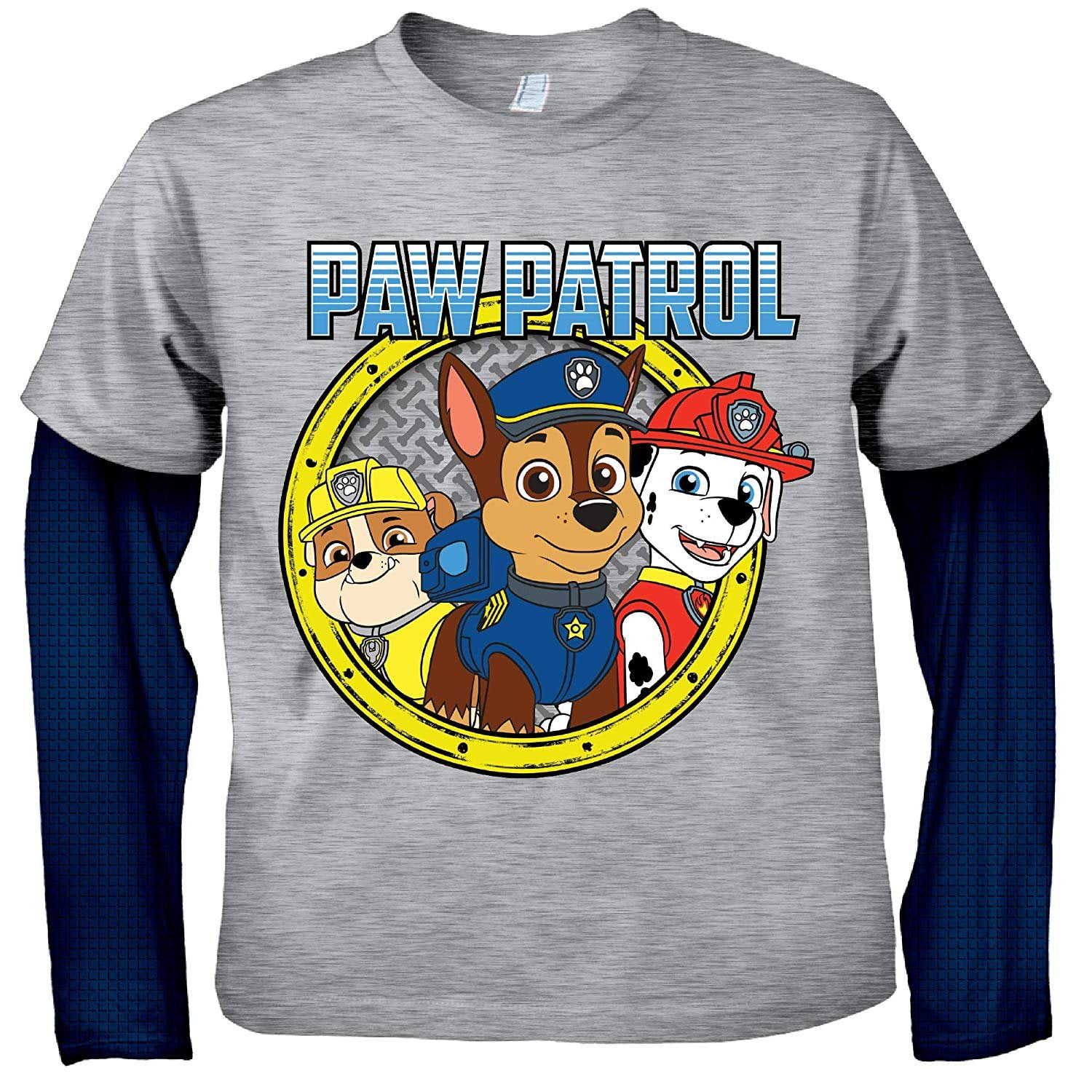 Paw Patrol Characters Boys 100% Cotton Tops T-Shirt tees Chase Marshall 2-6 yrs 
