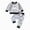 H555-Light Gray, variant on TOWED22 Toddler Girl Boy Halloween Outfit Baby Pumpkin Clothes Long Sleeve Halloween Sweatshirt Pants Fall Winter Set,Light Gray,6-12 M