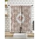 thumbnail image 4 of 2pcs/Set Bohemian Art Traditional Farmhouse Moroccan Geometry Digital Printed Curtains With Rod Pocket, For Living Room Home Decoration, 4 of 4