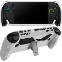 Protective Case Cover for ROG Xbox Ally/ROG Xbox Ally X, TPU Soft Slim Sleeve with Stand Drop-Proof Non-Slip Grip Wrap Protector Gaming Handheld Kickstand Skin Case (White)