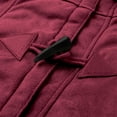 thumbnail image 6 of Vinsonshop Womens Peacoat Jacket Winter Clothing for Women Womens Warm Winter Coat Warm Coats for Women Ladies Winter Coats Winter Jackets for Women Womens Coats Winter Wine 5XL, 6 of 7