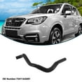 thumbnail image 3 of Unique Bargains Radiator Hose Heater Hose Radiator Outlet Hose Pipe No.72411AG001 for Subaru Forester 2009-2013 XL (2.5T Turbo) Rubber Warm Air Inlet Pipe Black 1 Pc, 3 of 6