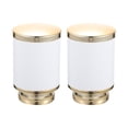 thumbnail image 1 of 2pcs Window Curtain Rod Ends Simple Shaped Curtain Rod Finials Curtain Rod Decor, 1 of 8