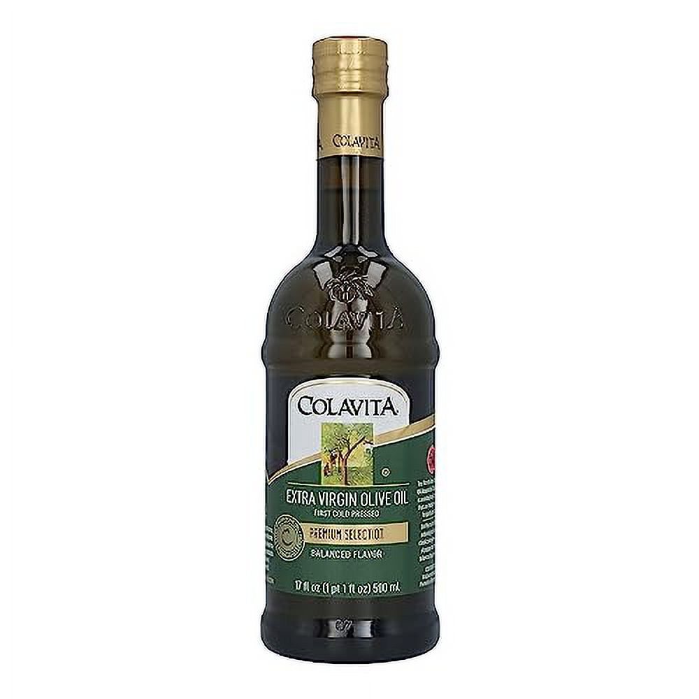 Colavita Premium Selection Extra HP29 Virgin Olive Oil 17oz Glass Bottle