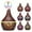 Brown, variant on AZXY Humidifier for Room,Cool Mist Humidifiers for Bedroom Home Desk Baby Kids Car Plants,Vaporizers and Humidifiers with Light,Quiet Travel Portable Essential Oil Diffuser Humidifier Clearance