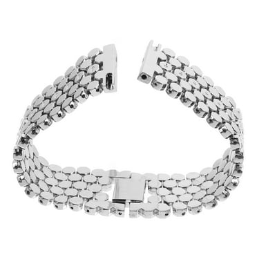 Masteelf  Women Watch Band Stainless Steel Strap Bracelet Miss Silver