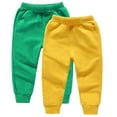 thumbnail image 3 of KYAIGUO Kids Baby Boys Spring Fall Joggers Pants Sweatpants Little Big Boys Color Casual Trousers Toddler Elastic Waist Sports Sweat Pants ,Size 1-11T, 3 of 7
