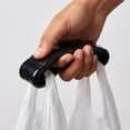 thumbnail image 2 of Grocery Bag Carrier Handle Carry More in Fewer Trips Hands-Free, Ergonomic Design, Shopping & Grocery Bag Holder Black, 2 of 5